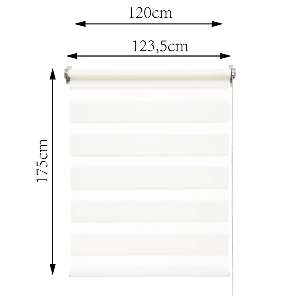 INSPIRE Moscou — Рулонная штора день-ночь с мгновенной установкой 85225623 STLM-0060058 - Вид №2