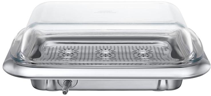 Samsung Home Appliances Встраиваемая пароварка из стекла с сенсорным экраном класса а +  Nv75t9979cd  - Вид №15