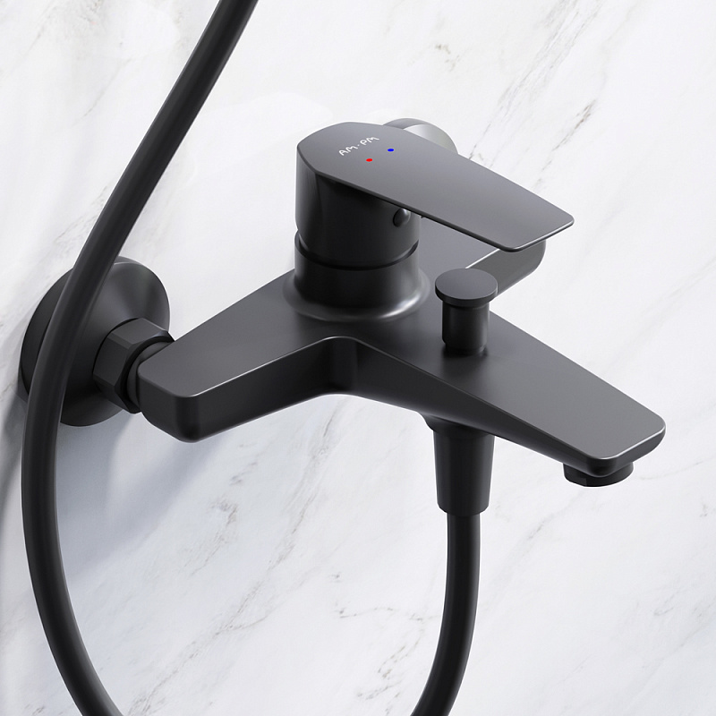 F42890A14 набор 2в1: см-ль д/ванны/душа верхний душ d 220 мм ручн.душ 110 мм 1 ф-ция душевая AM.PM Gem - Вид №2