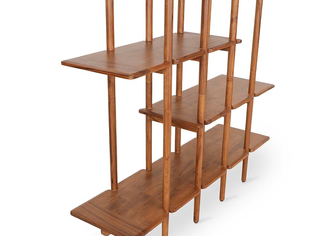 Книжный шкаф из тикового дерева Alankaram NARIN ARCH-00053633 - Вид №3