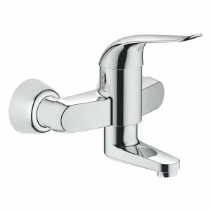 Смеситель для раковины GROHE Euroeco Special (вынос 157 мм, длина рычага 120 мм), хром (32770000)