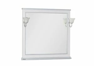 Зеркало Aquanet Валенса 100 белый краколет/серебро