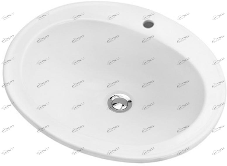 Lil4658101 Встроенная раковина под столешницу овальная Olympia Ceramica LAVABI D'ARREDO