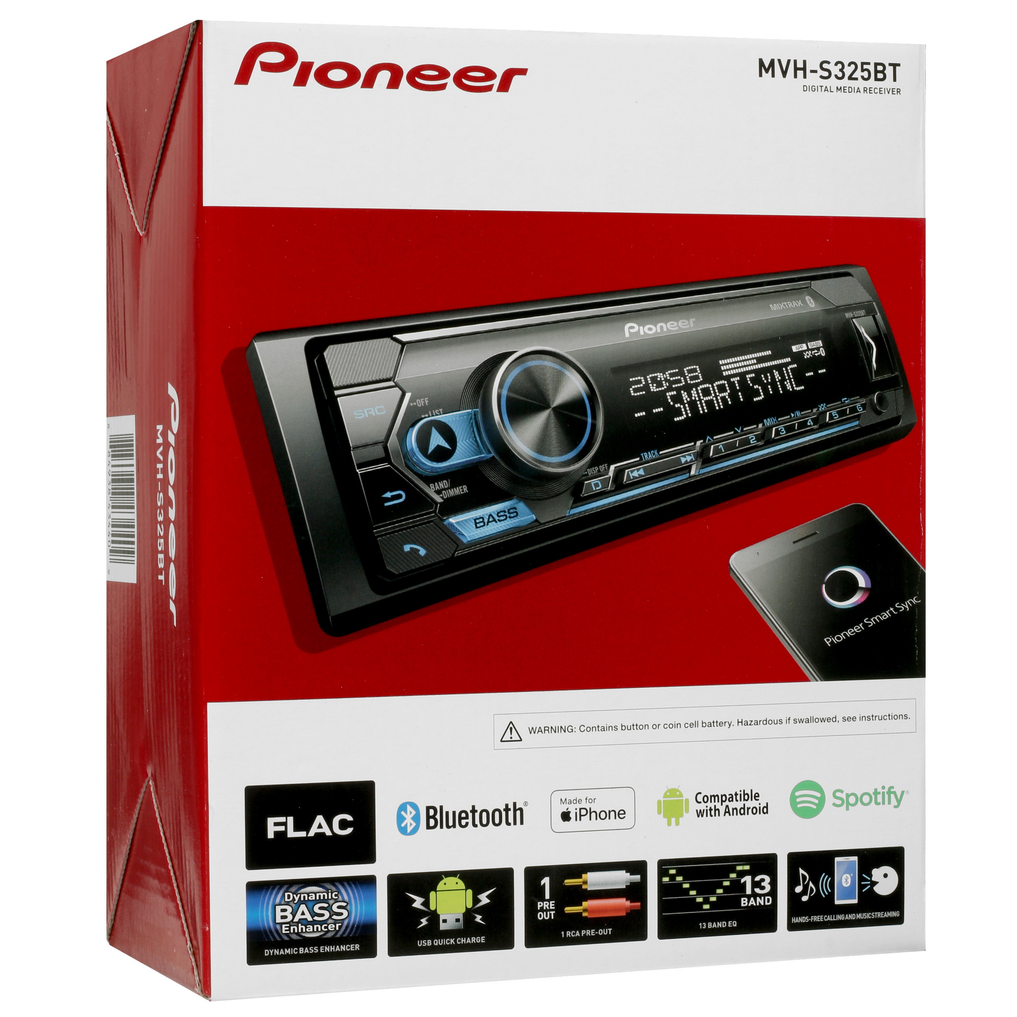 5094812 Автопроигрыватель Pioneer MVH-S325BT STDN-0093630 - Вид №9