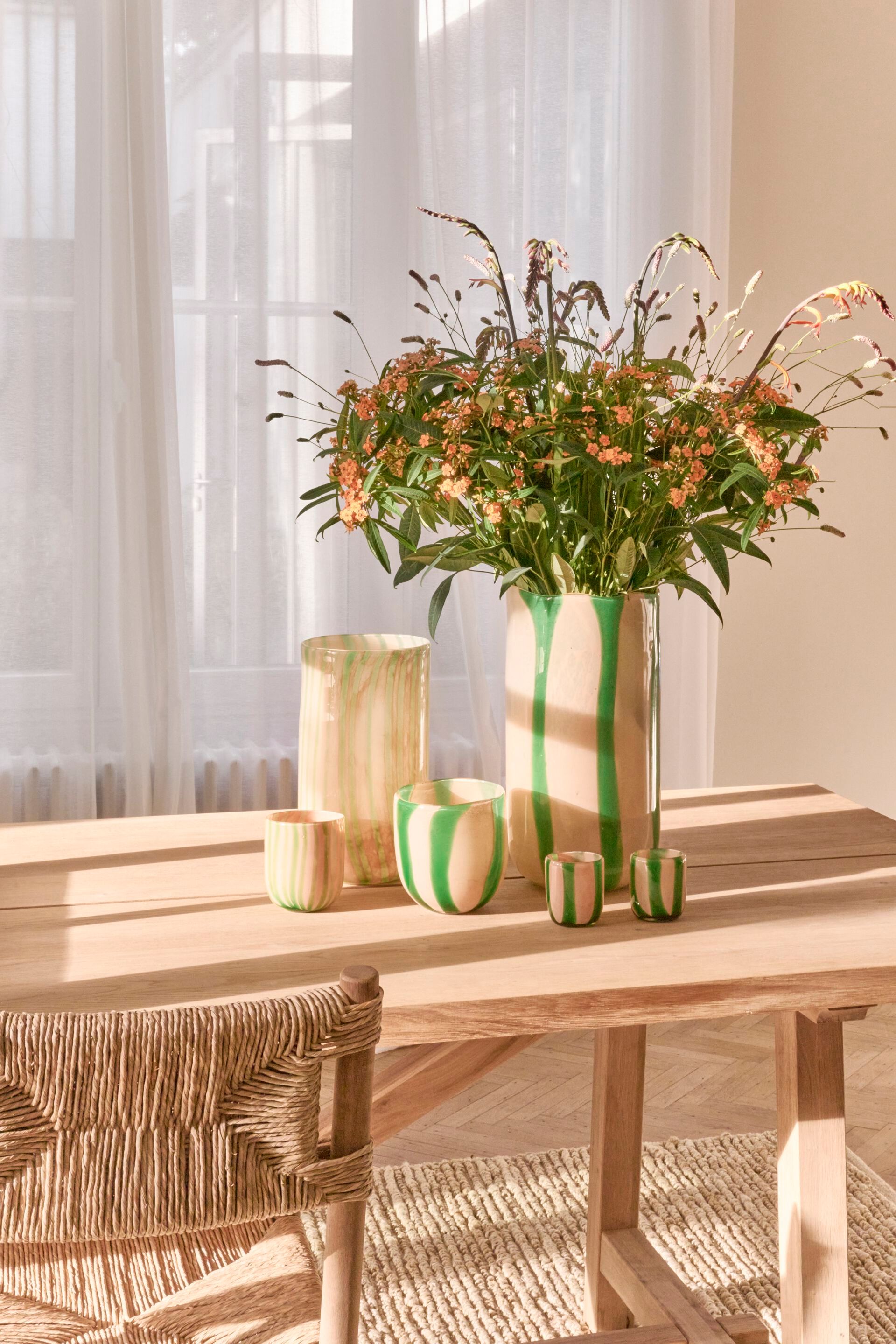 Круглая ваза из дутого стекла POMAX Канны ARCH-00042035 - Вид №42