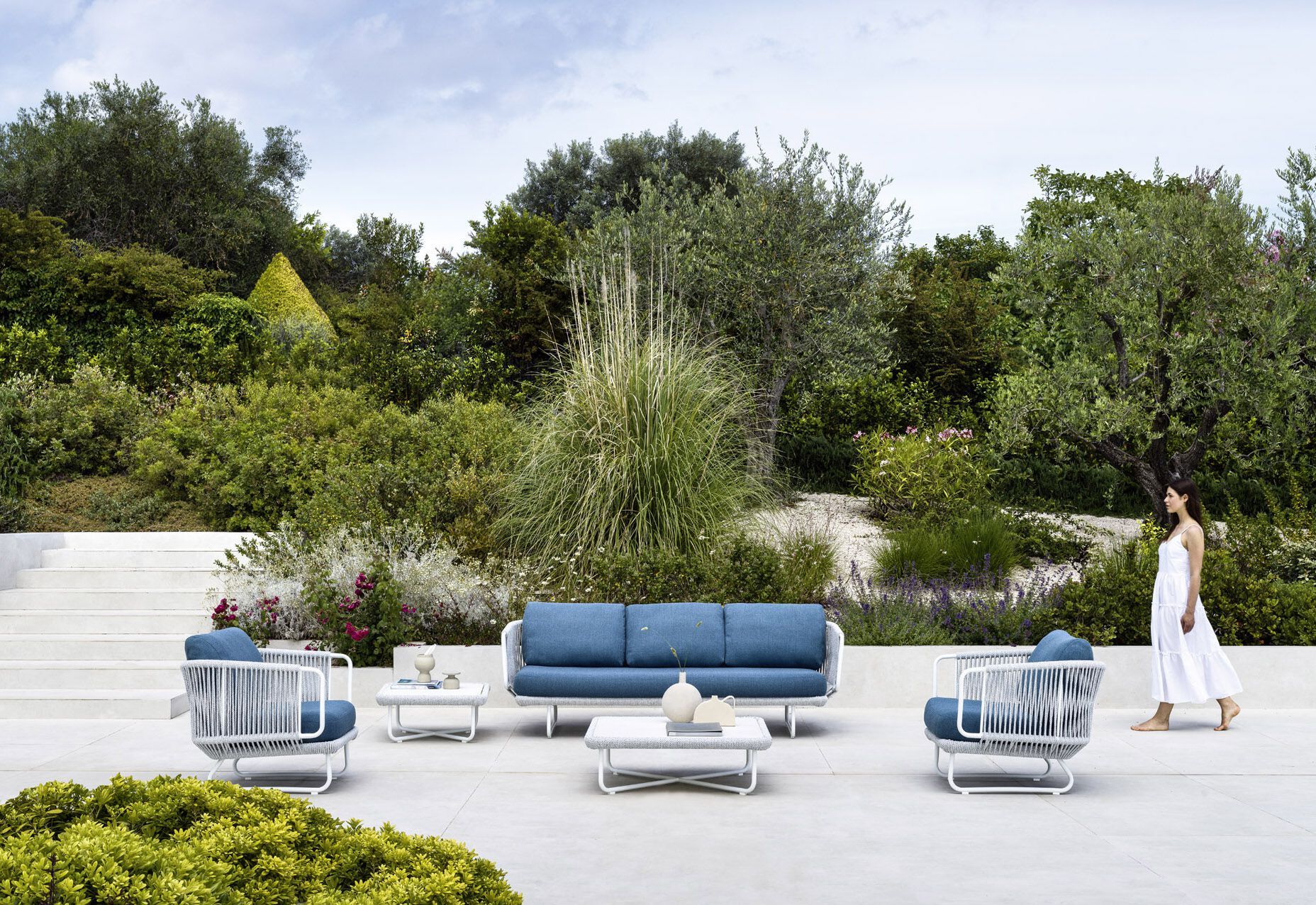 Квадратный журнальный столик с мраморной столешницей Varaschin Вавилон ARCH-00119278 - Вид №1