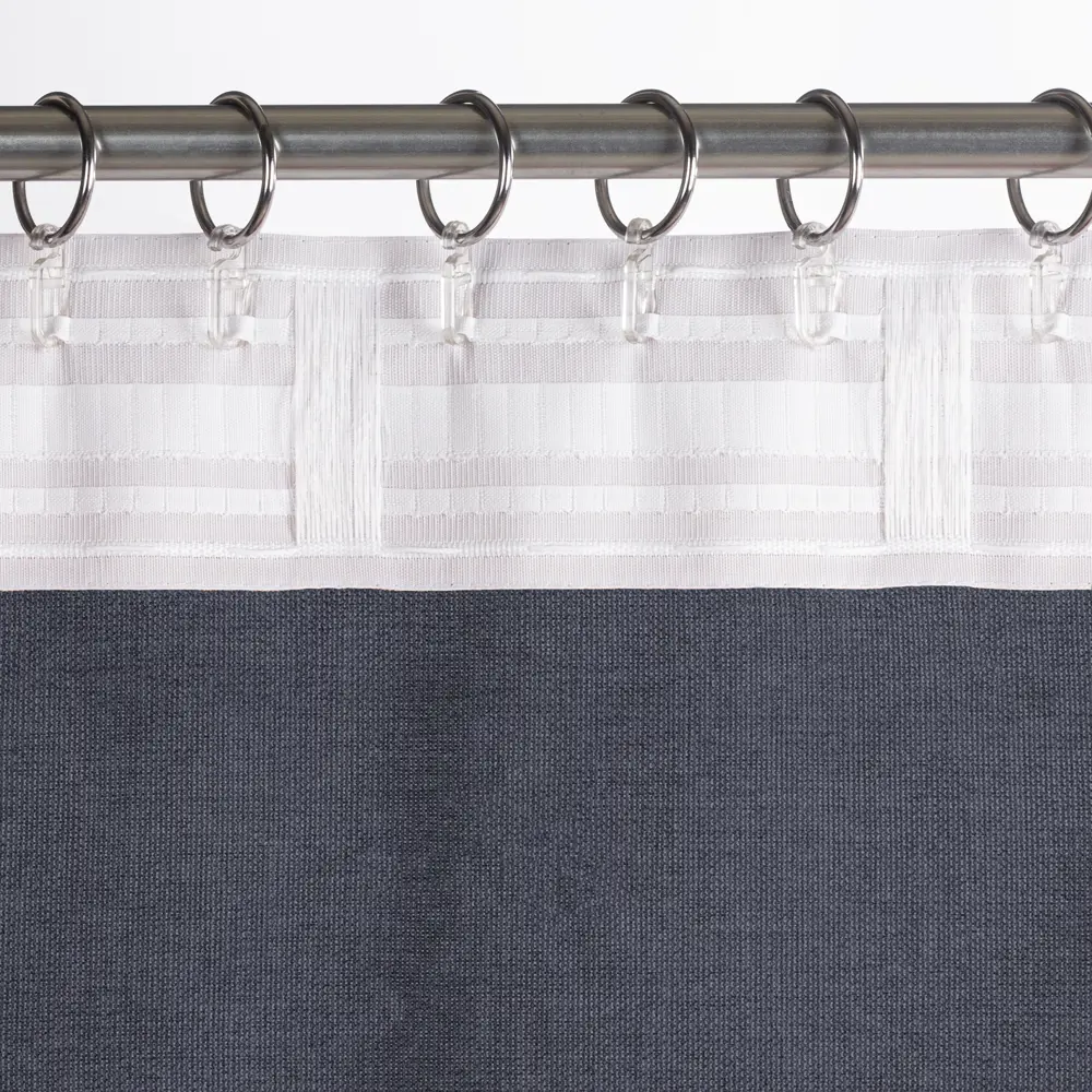 Штора Kreaforta Looks серый рогожка 200x260 см со скрытыми петлями 89409076 STLM-1568135 - Вид №5