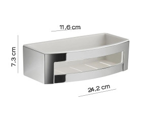 Настенная мыльница Cromall® и ABS для душа