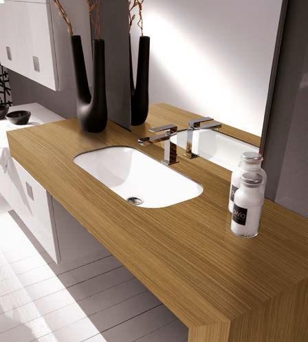 CARMENTA Тумба под умывальник из дерева с ящиками Counter sun-id-1459812 - Вид №1