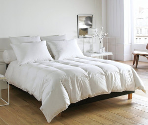 GR_200 Одеяло 200x200 90% пух гусиный 10% перо гусиное 250 гр/м2 чехол хлопок перкаль 350ТС Blanc des Vosges