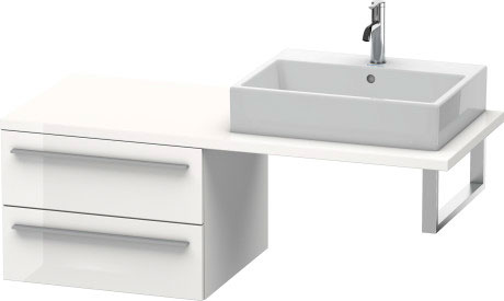 XL543803838 Шкафчик для консоли X-Large #XL5438 600 x 548 мм Доломитово-серый глянцевый лак Duravit - Вид №2