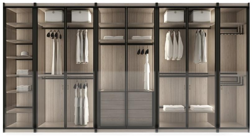Giorgetti Модульная угловая гардеробная из ясеня со встроенной подсветкой sun-id-1468350 - Вид №2