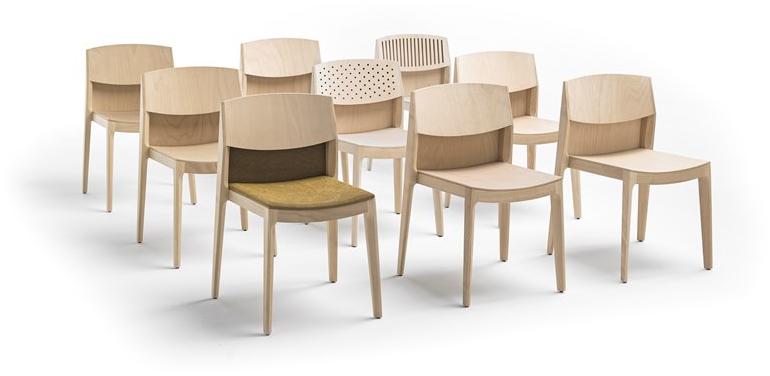 Capdell Штабелируемый деревянный стул Isa 140 - Вид №3