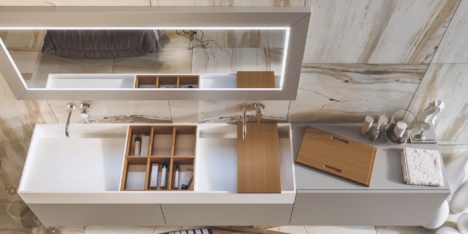 CSY01160 Подвесная раковина настенная овальная MOMA Design CHANEL белая - Вид №2