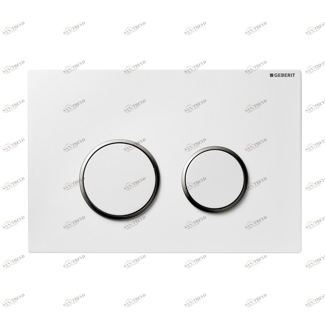 115.778.KJ.1 смывная клавиша SIGMA20 (бел/хром глян) СНЯТА С ПР-ВА! Santreyd 