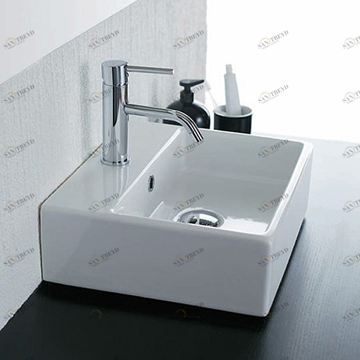 BX05048101 Накладная раковина на столешницу  овальная Disegno Ceramica 