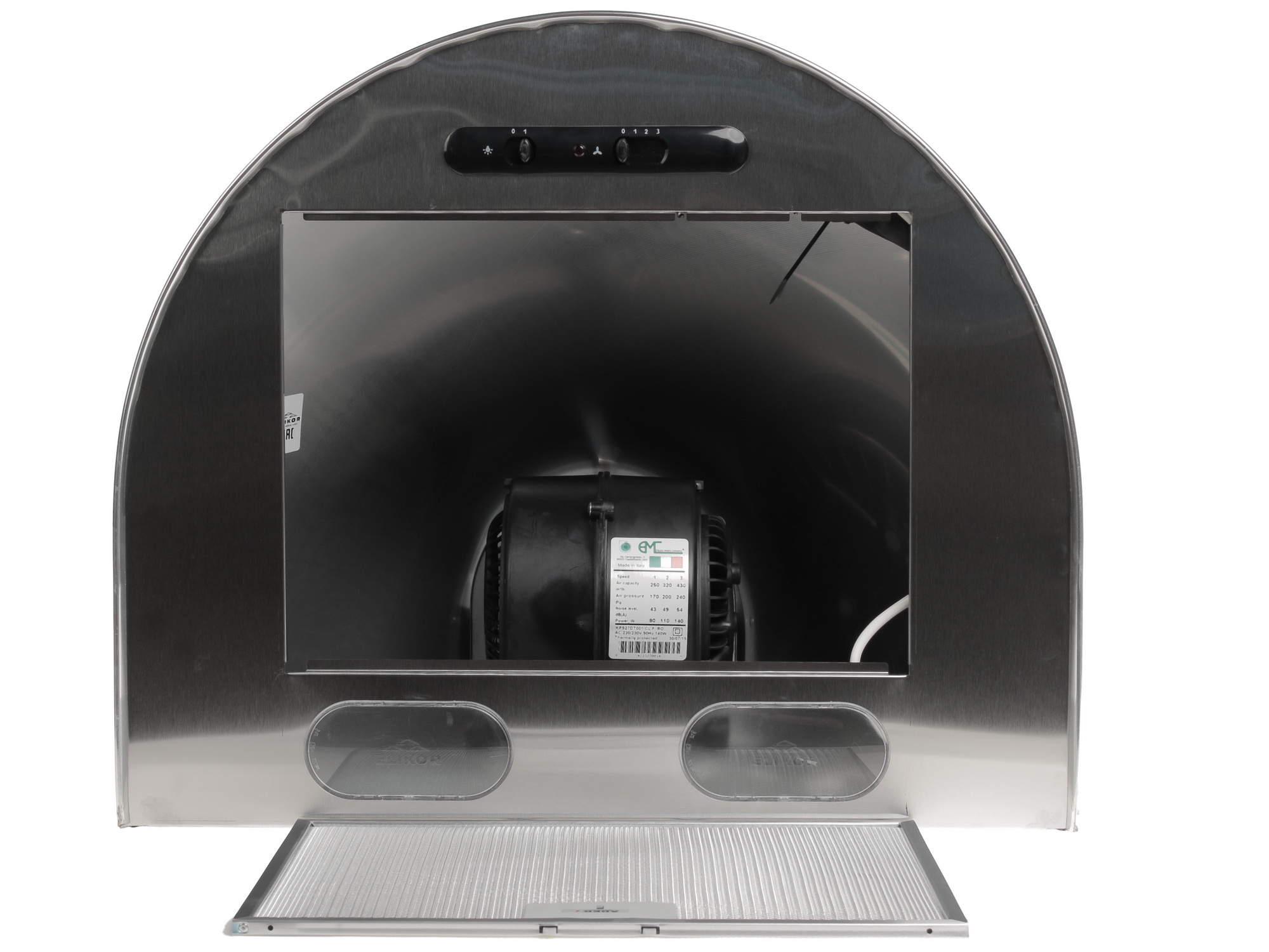 1040548 Вытяжка каминная ELIKOR Эпсилон 60Н-430-П3Л серебристый/серебристый STDN-0115618 - Вид №7