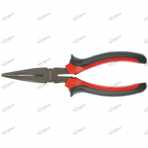 Длинногубцы прямые Black Nickel 160 мм двухкомпонентные рукоятки MATRIX 12542