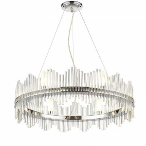 Подвесной светильник LD88790-8 от Delight Collection LD88790-8 DELIGHT ДИЗАЙНЕРСКИЕ 243840 Прозрачный;никель