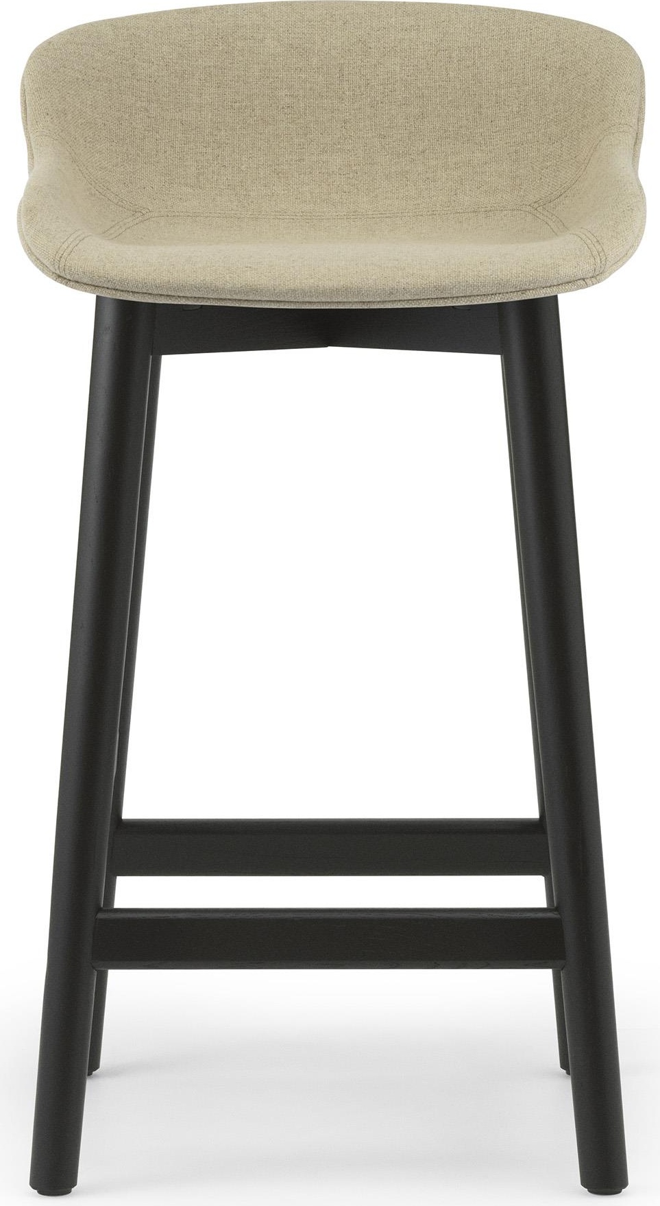 604441 Барный стул 65 см Полная обивка Black Oak / Main Line Flax Normann Copenhagen Hyg  - Вид №1