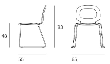 Стул из ясеня с мягким сиденьем Blasco&Vila Halo ARCH-00091896 - Вид №7