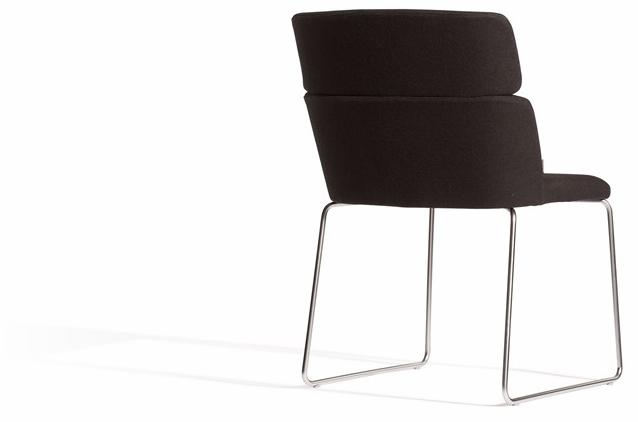 Capdell Санный стул с обивкой из ткани Concord sun-id-1360930 - Вид №3