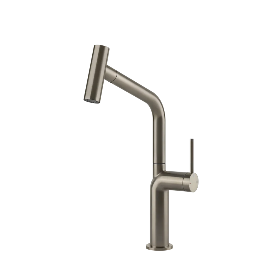 Смеситель для раковины 60313 149 Gessi Stelo МАТОВЫЙ НИКЕЛЬ FINOX 60313149