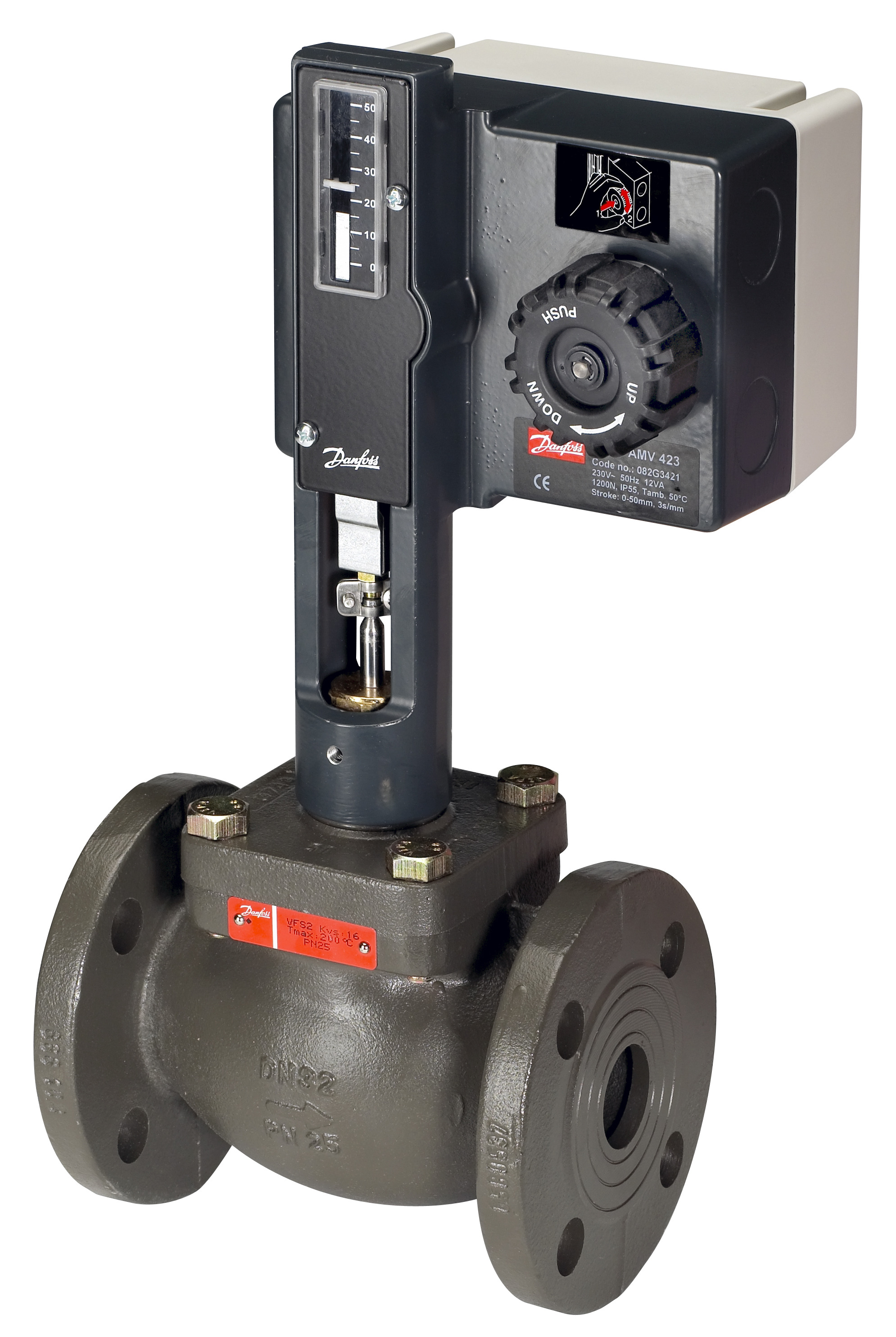 Danfoss Клапан регулирующий VFS 2 фланцевый Клапан регулирующий VFS 2 Ду80 Ру25 065B3380  - Вид №13