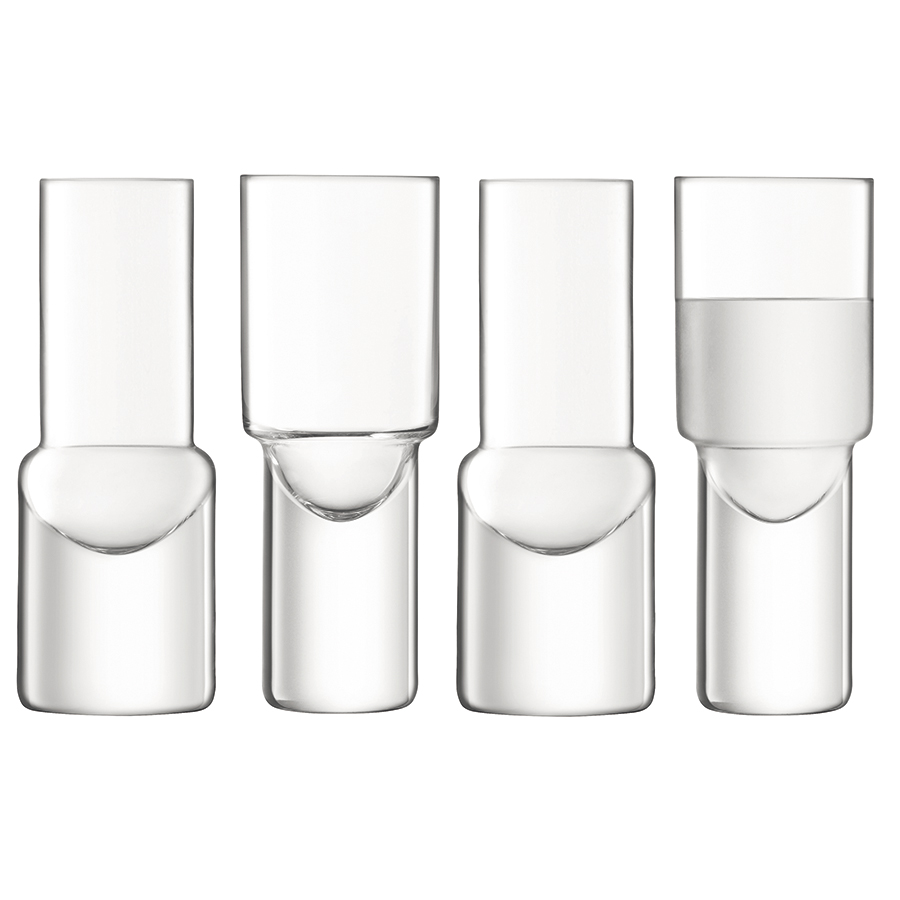 Набор из 4 стопок vodka 50 мл LSA INTERNATIONAL ДИЗАЙНЕРСКИЕ 00-3894765 Прозрачный  - Вид №6