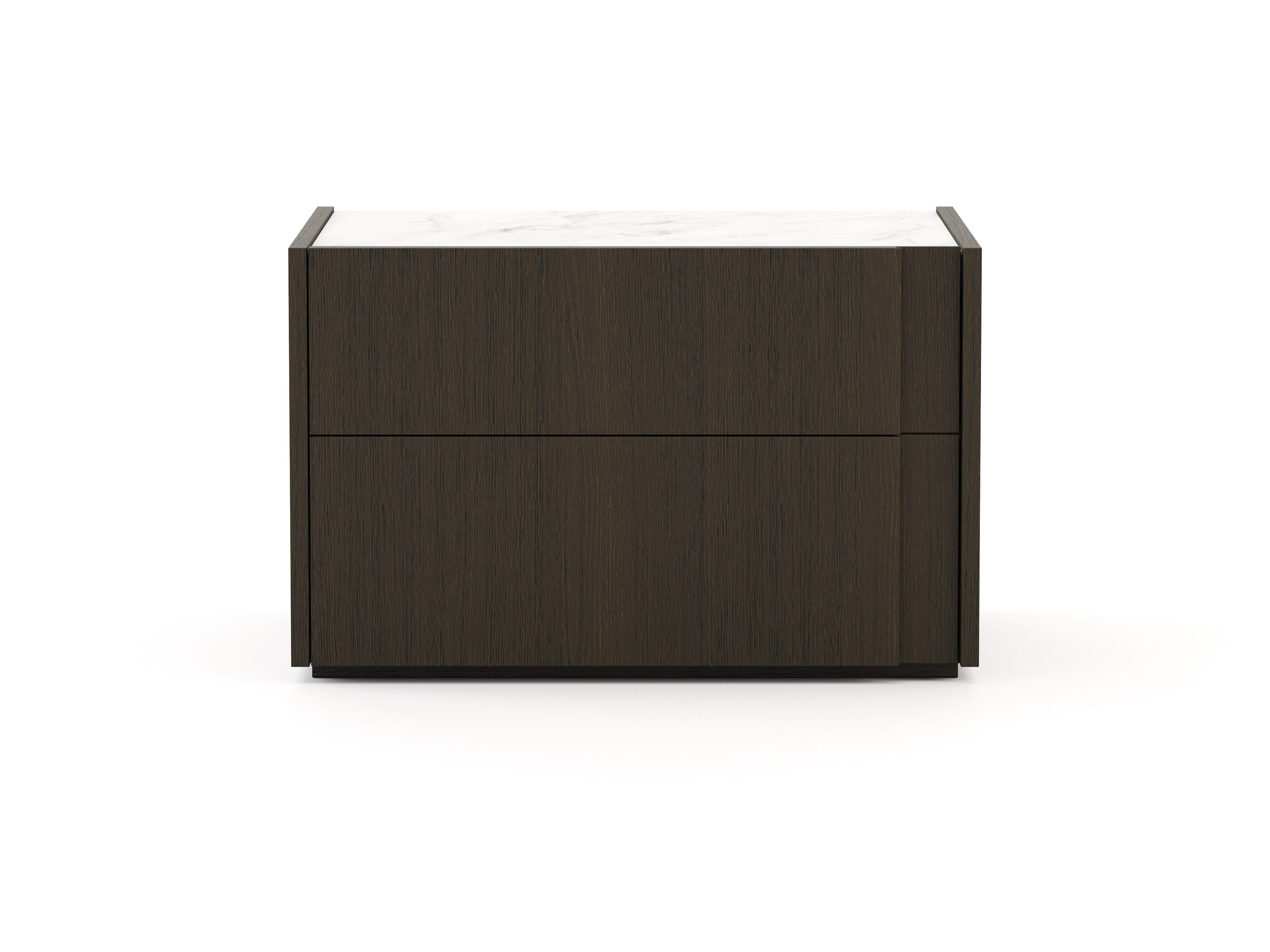 Прямоугольная прикроватная тумбочка из орехового дерева с ящиками Stylish Club Sevilha ARCH-00016888 - Вид №13