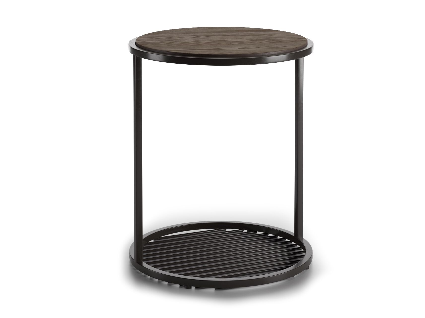 Круглый журнальный столик из дерева и металла Natuzzi Italia FilRouge ARCH-00124182 - Вид №2