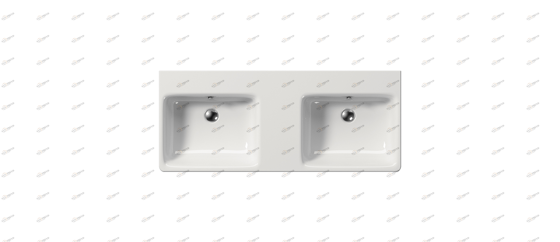 9052111 Встроенная раковина под столешницу овальная GSI ceramica 