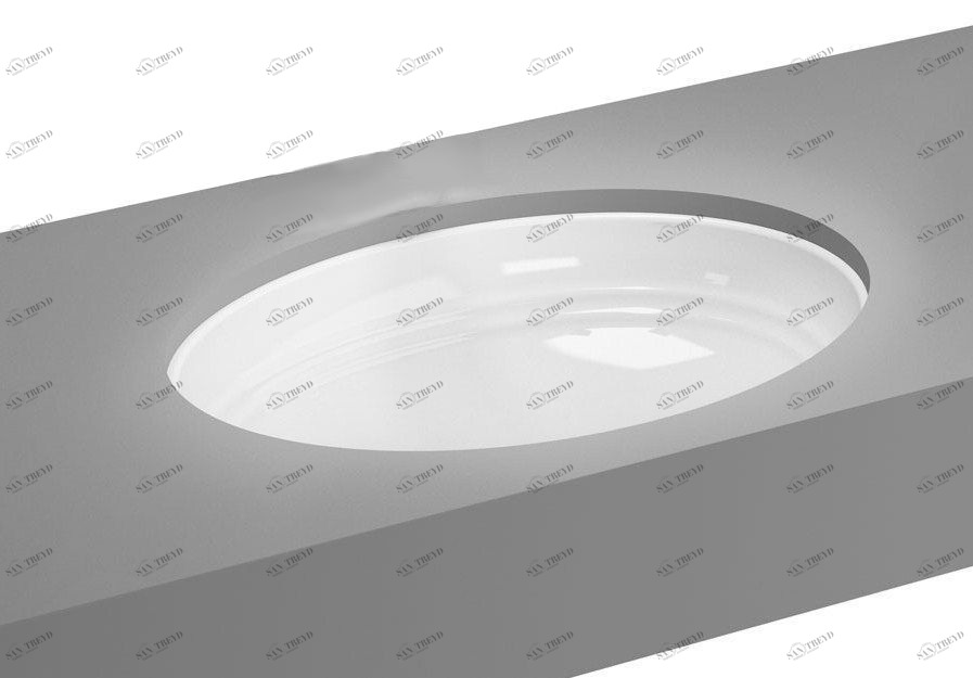 BМ8002B Встроенная раковина под столешницу овальная Tessoro EDEN