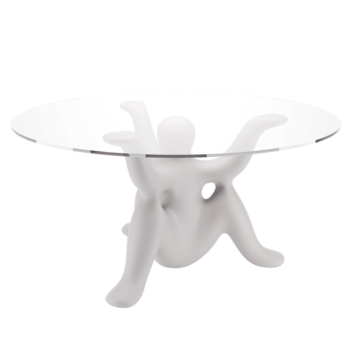 Круглый стол из полиэтилена Qeeboo Helpyourself ARCH-00099086 - Вид №4