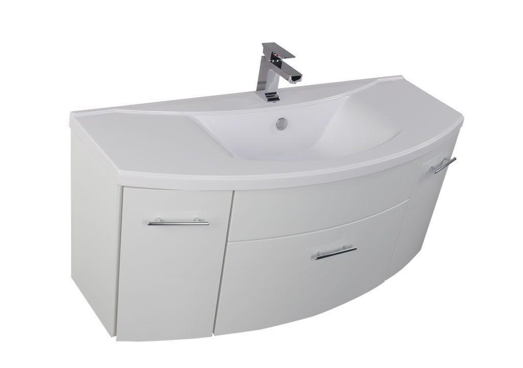 Тумба под раковину Aquanet Тренто 120 белый sun-id-270670 - Вид №2