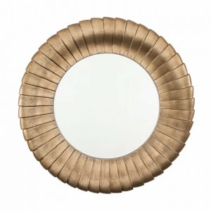 Зеркало большое круглое бронзовое с декором Lucena PUSHA ДИЗАЙНЕРСКИЕ 062594 Бронза