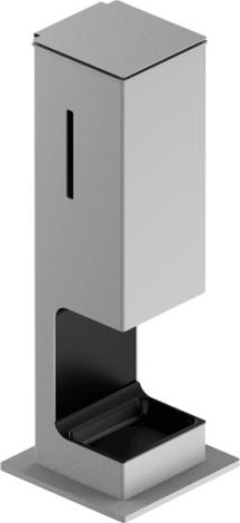 900.06.01560 Сенсорный дозатор дезинфицирующего средства, стоячая модель HEWI System 900 - Вид №3