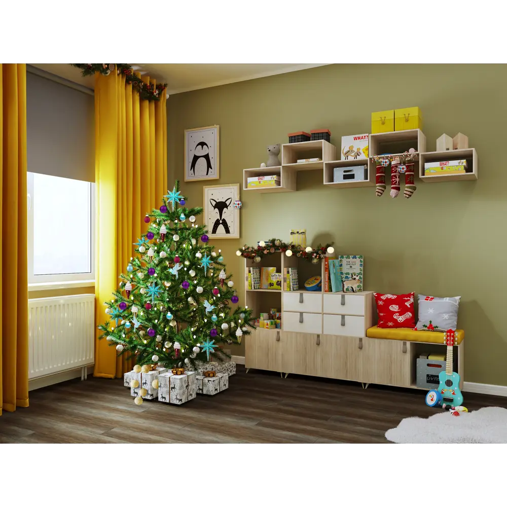 Фасад SPACEO KUB 40х32.2 см, ЛДСП, цвет дуб STLM-2077696 - Вид №6