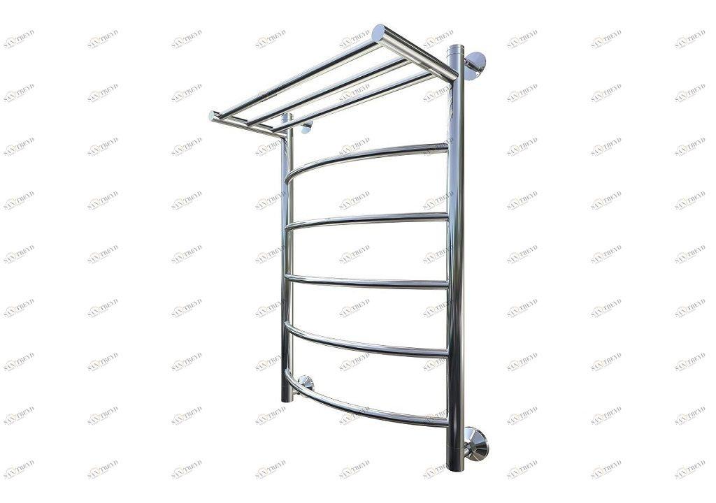 Полотенцесушитель водяной Aquanet Romeo 800x600, с верхней полкой 00234560