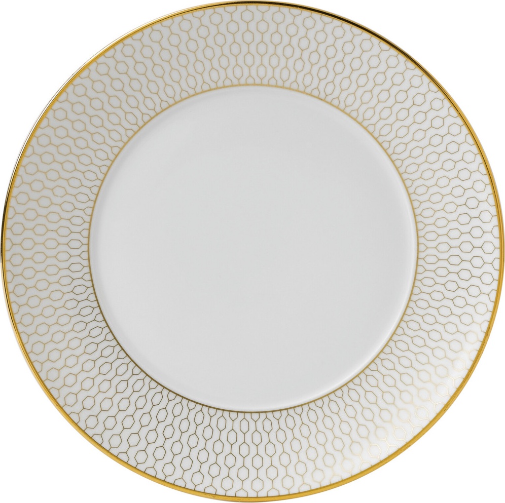 10671514 Wedgwood Тарелка пирожковая Wedgwood Аррис 17см Фарфор костяной 