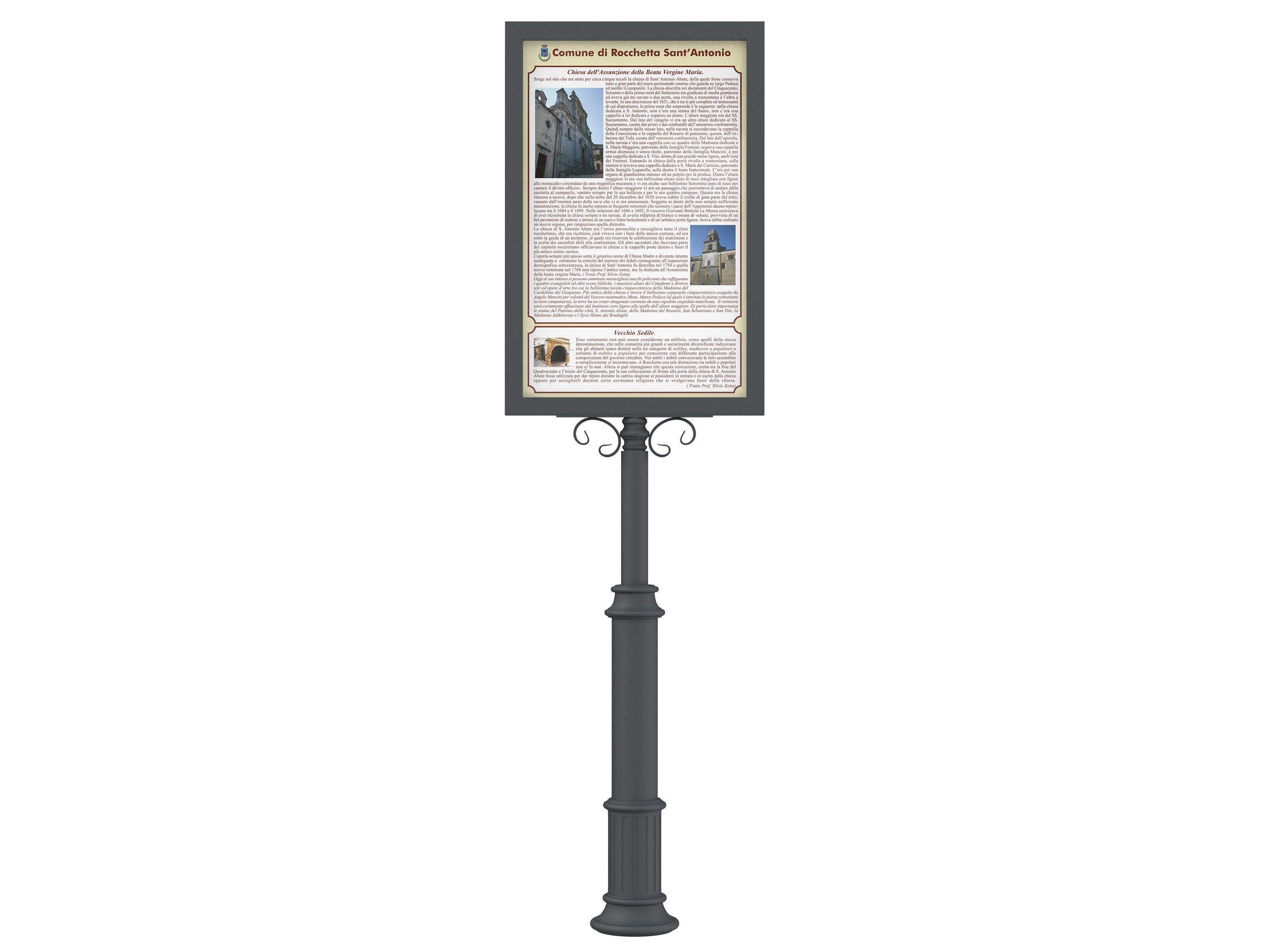 Чугунная самонесущая доска объявлений для общественных мест Lazzari Рим ARCH-00138874 - Вид №1