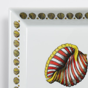 Квадратная фарфоровая тарелка