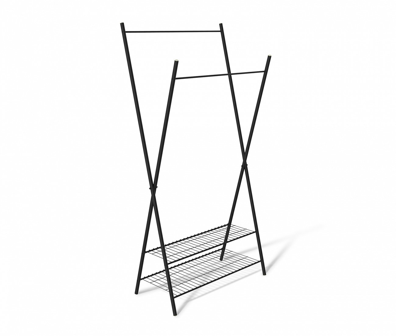 Вешалка гардеробная Kacheli 2 SHEFFILTON ДИЗАЙНЕРСКИЕ 015552 Чёрный;серый  - Вид №2