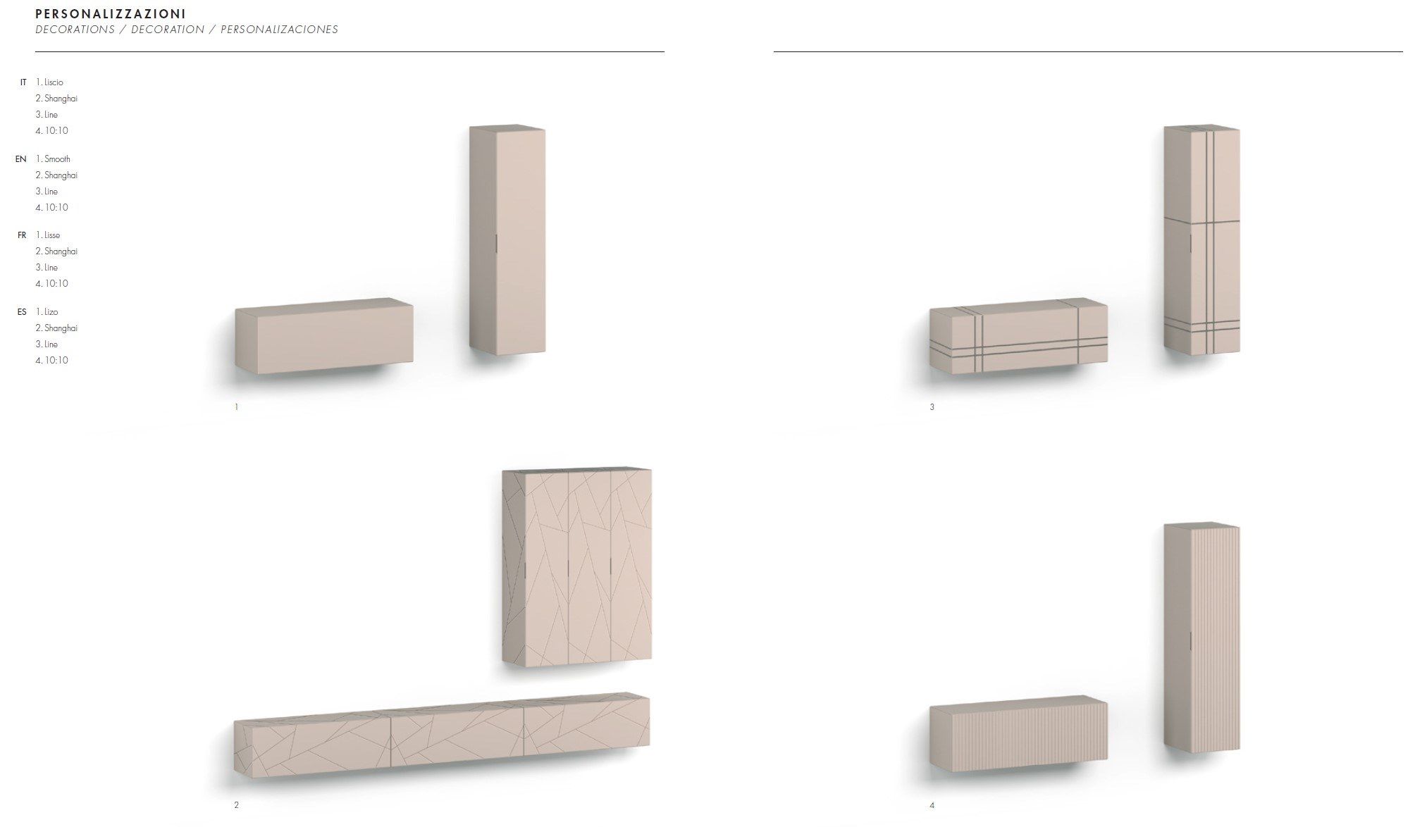 Деревянная оборудованная стена Olivieri CUBE 6 ARCH-00123672 - Вид №33