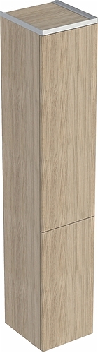 9640062001 IDO Glow шкаф высокий, с двумя дверцами, 330 мм, дуб, push-to-open - Вид №4