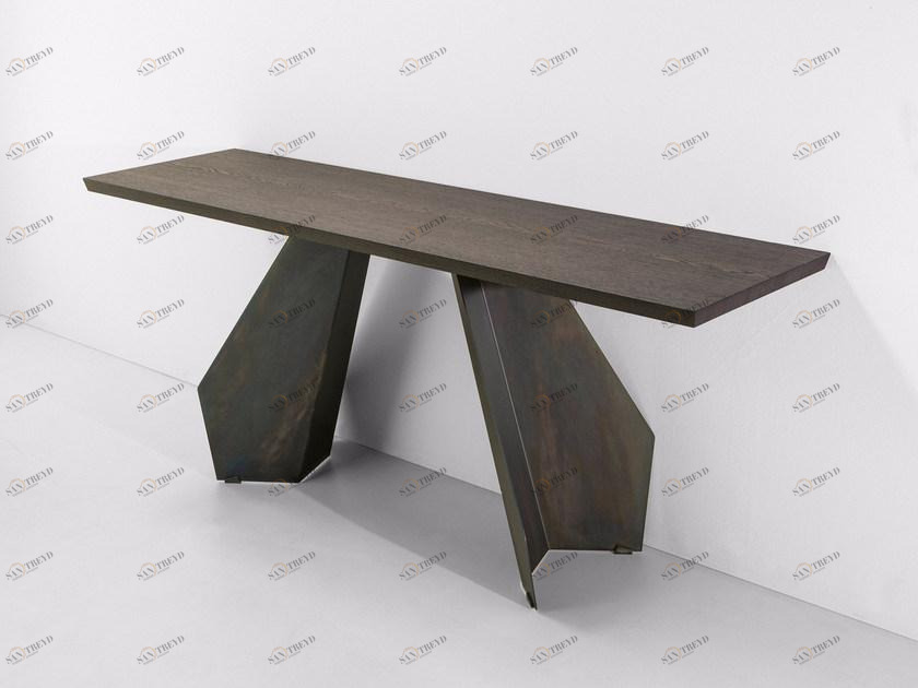 Bonaldo Прямоугольная деревянная консоль Origami sun-id-1400850