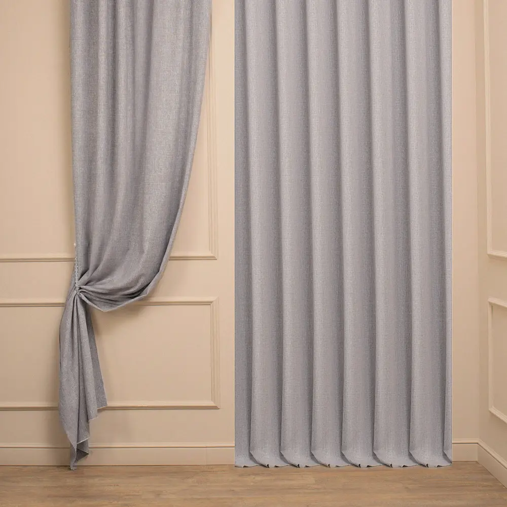 Ткань 1 п/м рогожка Savage 280 см 428 г/м² цвет светло-серый TEX REPUBLIC STLM-2147917