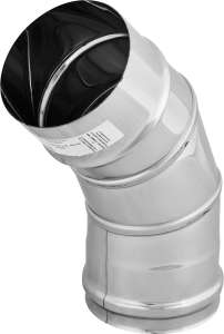 Колено дымоходное трехсекционное 135° Santreyd AISI 430 84953927