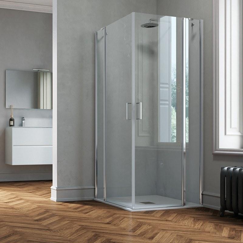 Samo Угловая душевая кабина из закаленного стекла с распашной дверцей Classica sun-id-1427454 - Вид №1