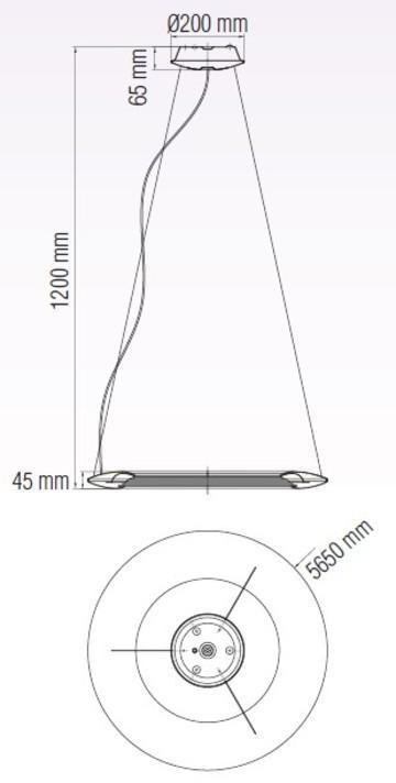 Подвесной светодиодный светильник Horoz Concept-41 хром 019-010-0041 HOROZ ДИЗАЙНЕРСКИЕ, CONCEPT-41 200308 Хром  - Вид №1